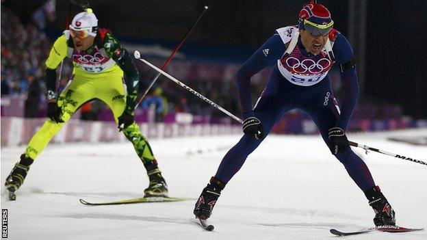 Einar Bjoerndalen (right)