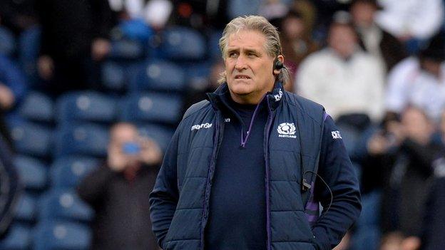 Scotland interim head coach Scott Johnson