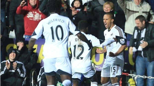 Swansea celebrate