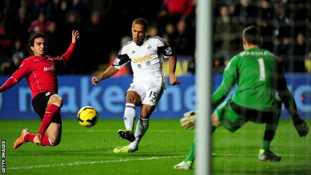 Wayne Routledge for Swansea