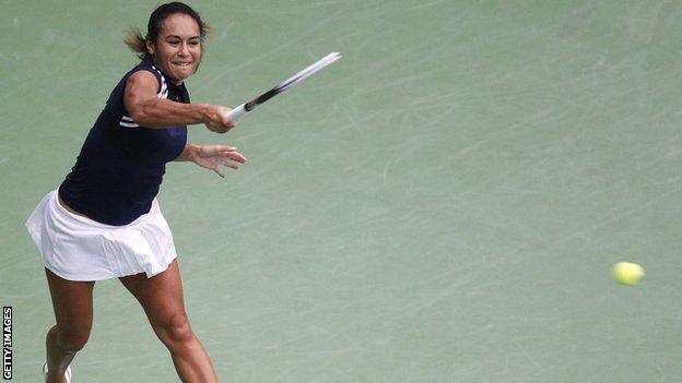 Britain's Heather Watson