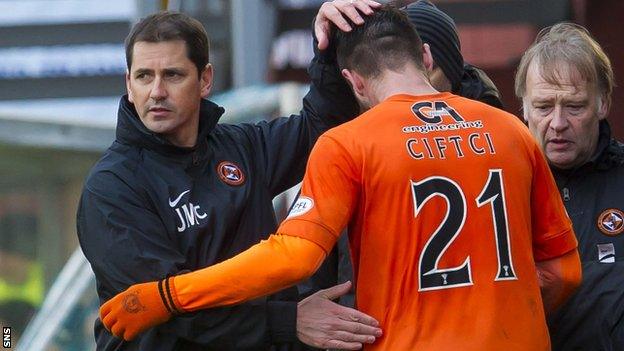 Jackie McNamara and Nadir Ciftci