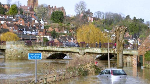 Bridgnorth floods