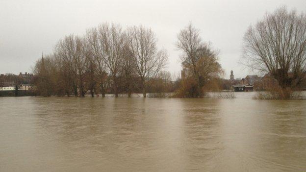 Flooding in Shrewsbury