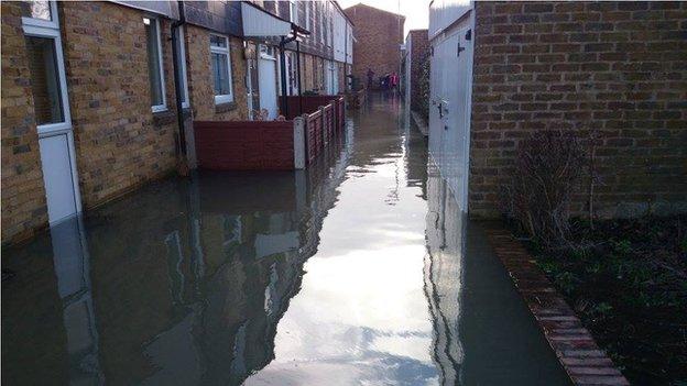 Flooding in Buckskin