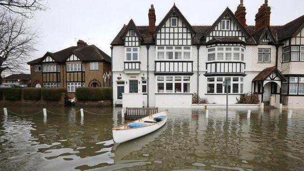 Flooding in Datchet