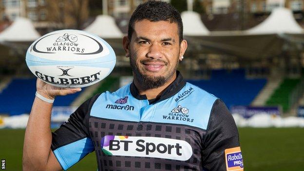 Folau Niua has joined Glasgow for the rest of the season