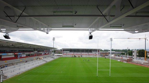 The new Ravenhill is nearing completion