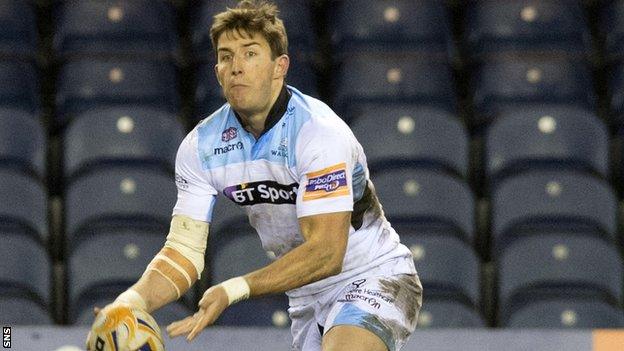 Glasgow winger DTH van der Merwe