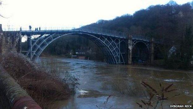 The bridge in Ironbridge