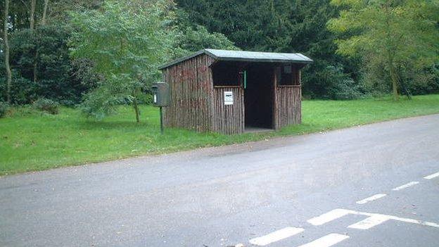 Clumber Park bus stop