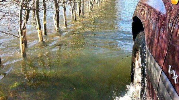 Flooding in Wraysbury