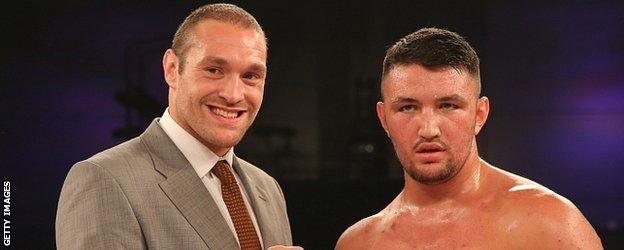 Tyson Fury and Hughie Fury