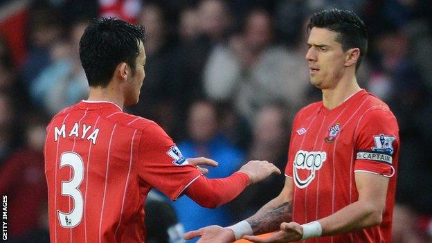 Maya Yoshida and Jose Fonte