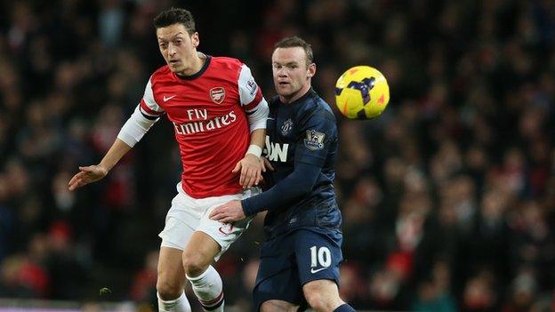 Ozil and Rooney