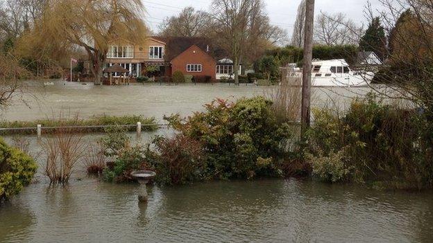 The River Thames viewed from the Towpath, Shepperton