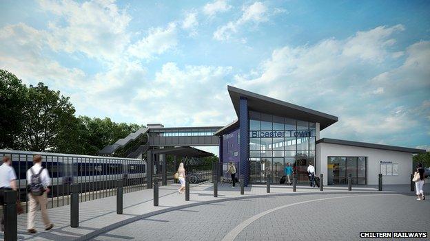 Bicester Town Station design