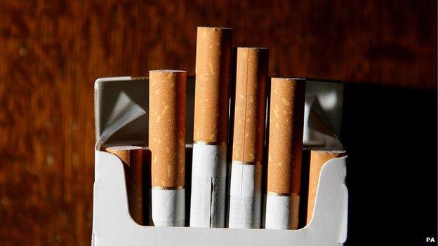 Cigarette pack - file pic