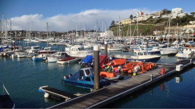 Torquay harbour, 11 February 2014