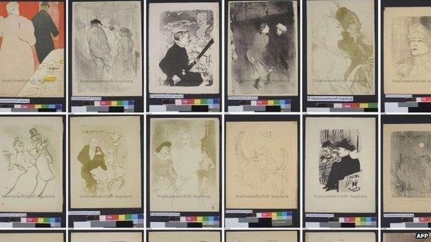 Artworks from the Gurlitt collection (November 2013)