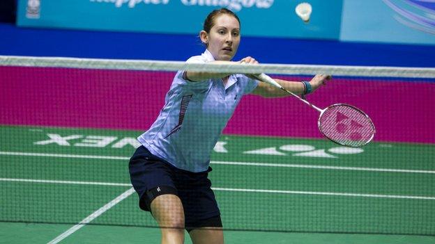 Kirsty Gilmour won her singles and doubles matches against Russia