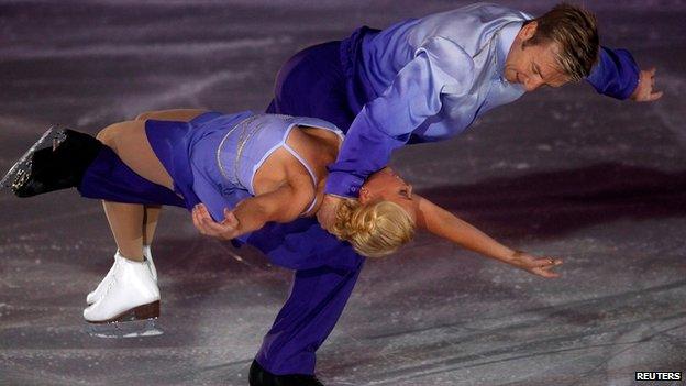 Torvill and Dean perform in Sarajevo on 13 February 2014