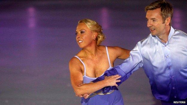 Torvill and Dean perform in Sarajevo on 13 February 2014