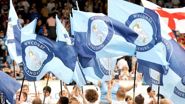 Wycombe Wanderers flags