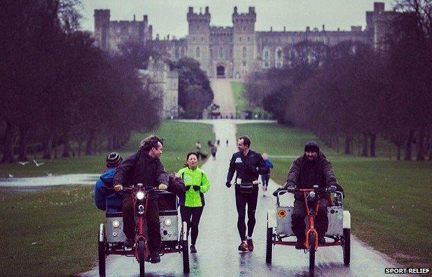 Davina McCall at Windsor Castle