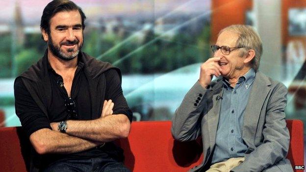 Eric Cantona and Ken Loach