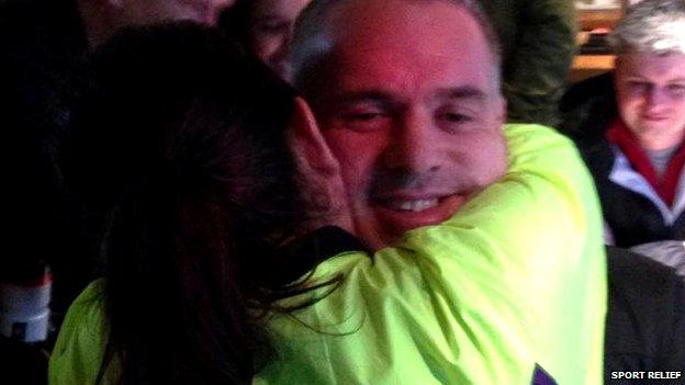 Chris Moyles and Davina McCall