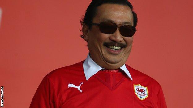 Cardiff City owner Vincent Tan