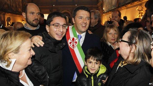 Florence Mayor Matteo Renzi, 14 February 2014