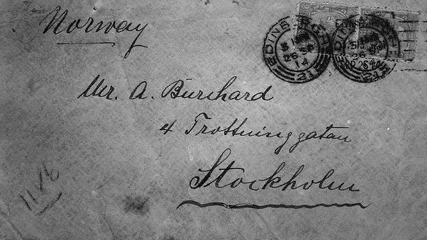 Lody sent his letters to Adolf Buchard in Stockholm