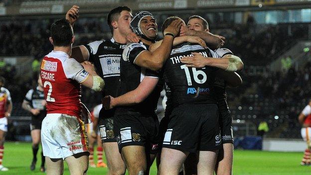 Hull FC celebrate