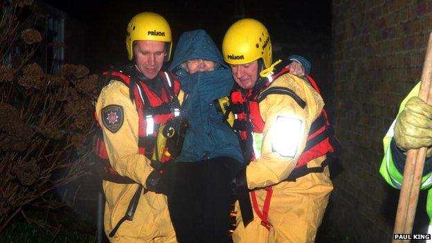 Hampshire Fire Crews in Basingstoke rescued a woman from Buckskin Estate