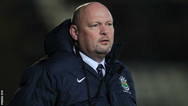 Linfield manager David Jeffrey