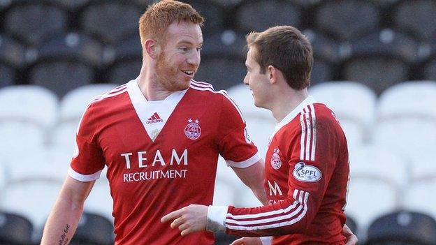 Adam Rooney and Peter Pawlett