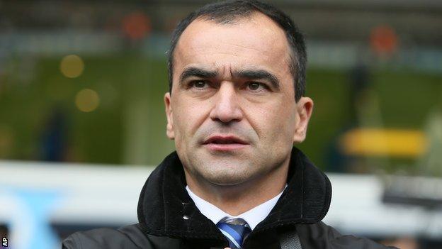 Everton manager Roberto Martinez