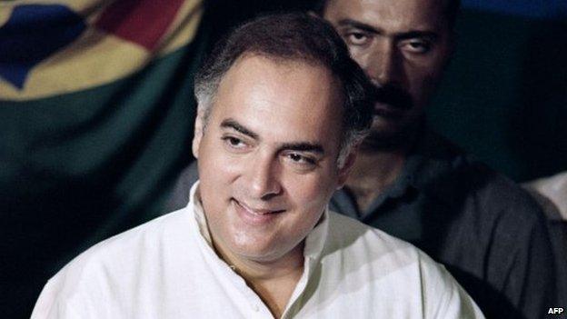 File picture of Rajiv Gandhi