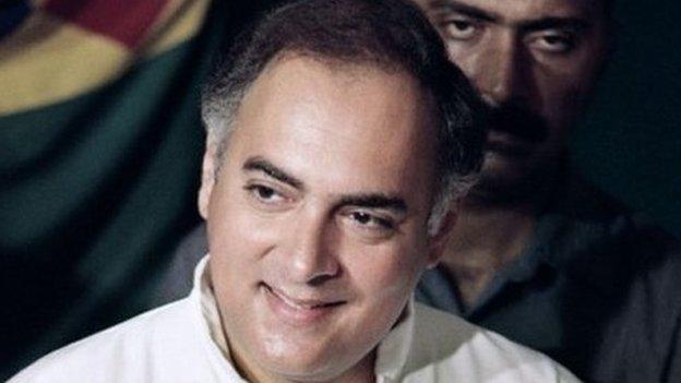 File picture of Rajiv Gandhi