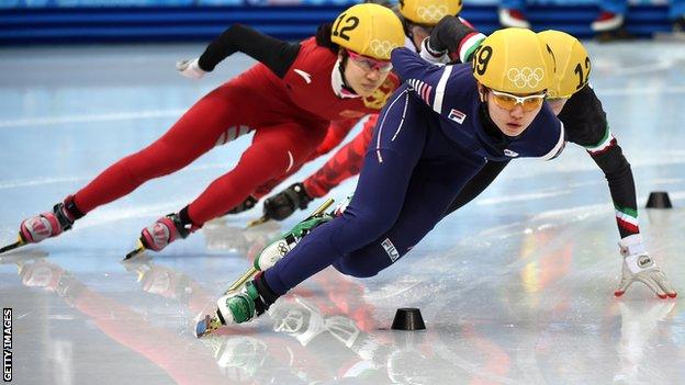 South Korea speed skating relay