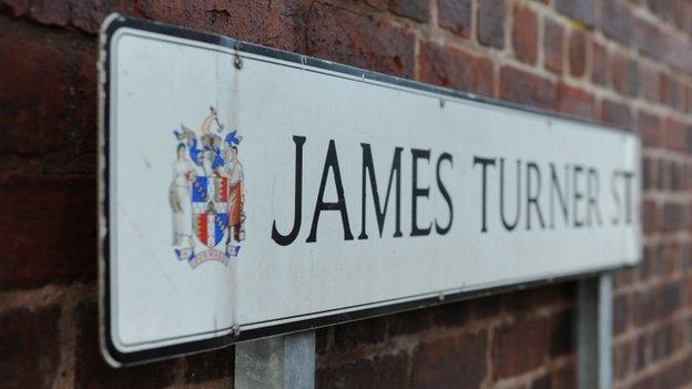 James Turner Street sign