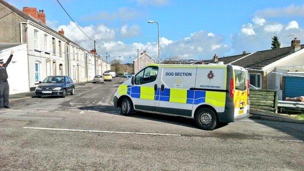 Police dog van