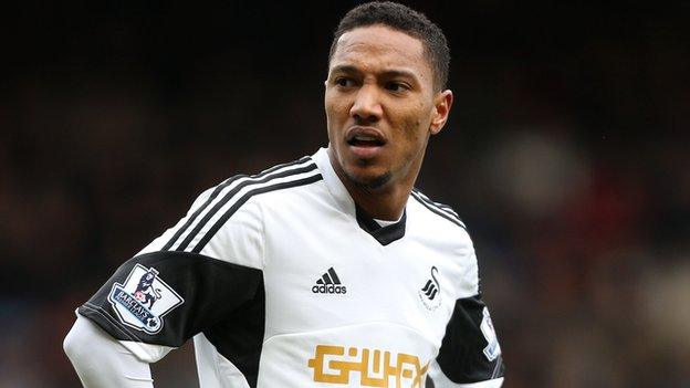Swansea midfielder Jonathan de Guzman