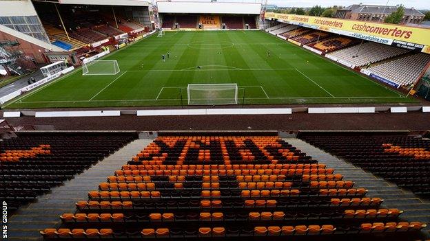 Fir Park, home of Motherwell FC