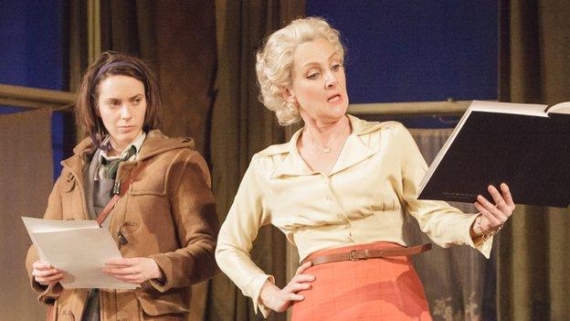 Kate O’Flynn (Jo) and Lesley Sharp (Helen) in A Taste of Honey