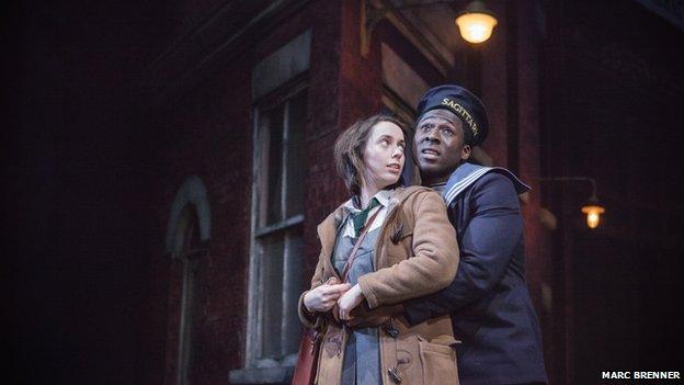 Kate O’Flynn and Eric Kofi Abrefa in A Taste of Honey