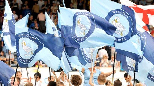 Wycombe Wanderers flags