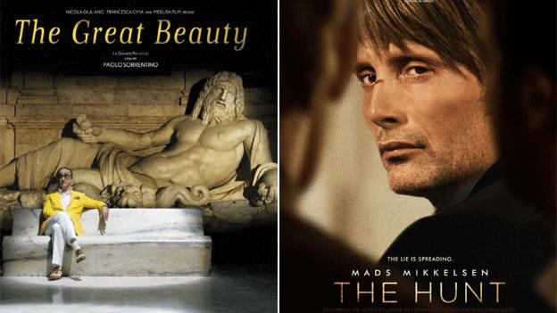 The Great Beauty, The Hunt film posters